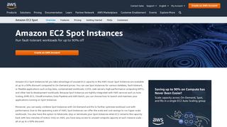 
                            12. Amazon EC2 Spot – Save up-to 90% on On-Demand Prices