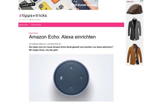 
                            8. Amazon Echo: Alexa einrichten - Heise