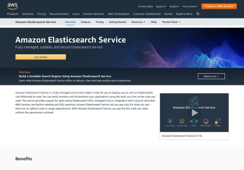 
                            4. Amazon Elasticsearch Service – Amazon Web Services (AWS)