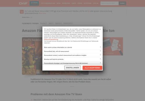 
                            11. Amazon Fire TV funktioniert nicht - das können Sie tun - CHIP