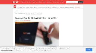 
                            7. Amazon Fire TV Stick einrichten - so geht's - CHIP