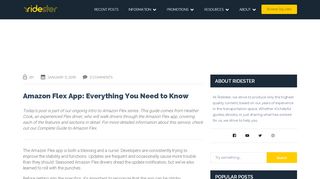 
                            4. Amazon Flex App: Everything You Need to Know [Full Tutorial] | Ridester