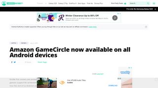 
                            12. Amazon GameCircle now available on all Android devices
