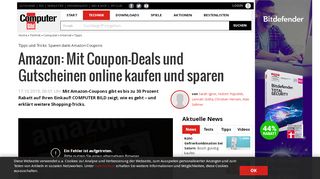 
                            13. Amazon-Geheimtipp: Sparen mit Coupons - COMPUTER BILD