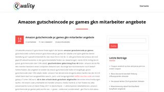 
                            5. Amazon gutscheincode pc games gkn mitarbeiter angebote