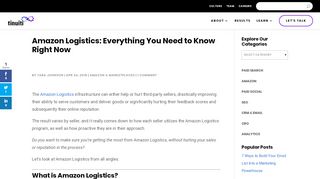 
                            10. Amazon Logistics: Everything You Need to Know Right Now
