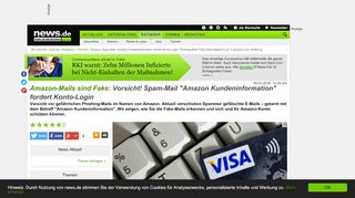 
                            13. Amazon-Mails sind Fake: Vorsicht! Spam-Mail 