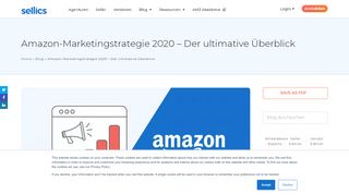 
                            10. Amazon-Marketingstrategie 2018 - Der ultimative Überblick - Sellics