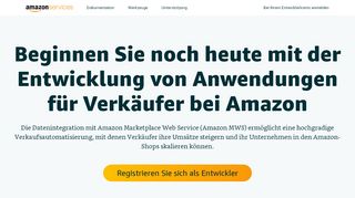 
                            3. Amazon Marketplace Web Service (Amazon MWS) Documentation