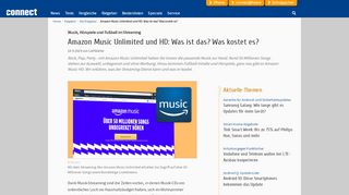 
                            7. Amazon Music Unlimited: Was ist das? Was kostet es? - connect