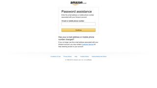 
                            8. Amazon Password Assistance - Amazon UK
