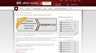 
                            8. Amazon Pay and Login with Amazon » alkim media