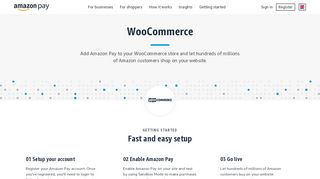 
                            6. Amazon Pay Extension for WooCommerce