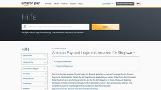 
                            3. Amazon Pay und Login mit Amazon für Shopware