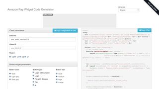 
                            9. Amazon Pay Widget Code Generator - Open Source at ...