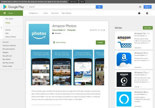 
                            8. Amazon Photos - Apps on Google Play