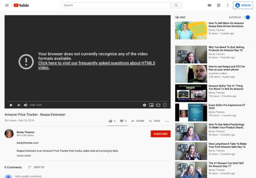 
                            10. Amazon Price Tracker - Keepa Extension - YouTube