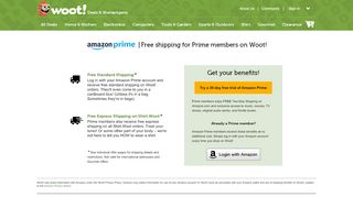 
                            8. Amazon Prime Benefits | Woot