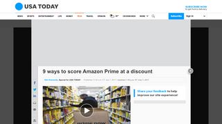 
                            12. Amazon Prime discount: 9 ways to get it for less - USATODAY.com