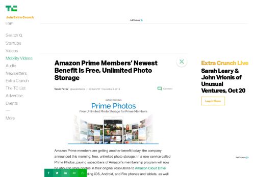 
                            8. Amazon Prime Members' Newest Benefit Is Free, Unlimited Photo ...