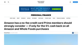 
                            10. Amazon Prime Rewards Visa Signature Card review: A Prime member ...