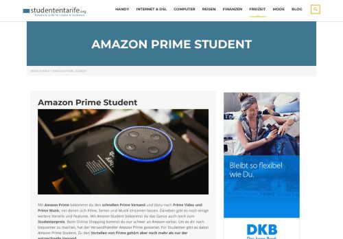 
                            11. Amazon Prime Student | In den Bereichen Versand, Musik & Video ...