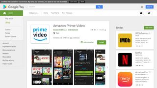 
                            8. Amazon Prime Video – Apps bei Google Play