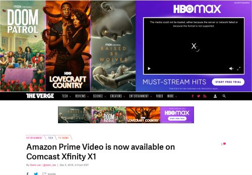 
                            13. Amazon Prime Video is now available on Comcast Xfinity X1 - The ...