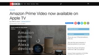 
                            13. Amazon Prime Video now available on Apple TV - Business - CNN.com