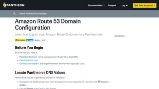 
                            12. Amazon Route 53 Domain Configuration | Pantheon Docs