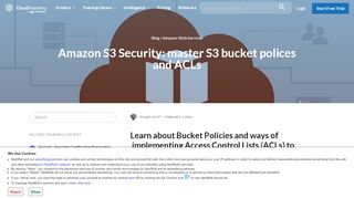 
                            11. Amazon S3 Security: master S3 bucket polices and ACLs