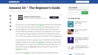 
                            11. Amazon S3 - The Beginner's Guide - Hongkiat