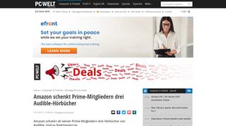 
                            11. Amazon schenkt Prime-Mitgliedern drei Audible-Hörbücher - PC-WELT