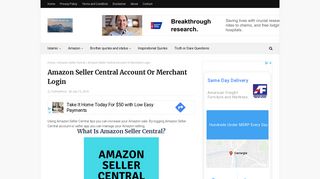 
                            6. Amazon Seller Central Account Or Merchant Login - Truthwithme