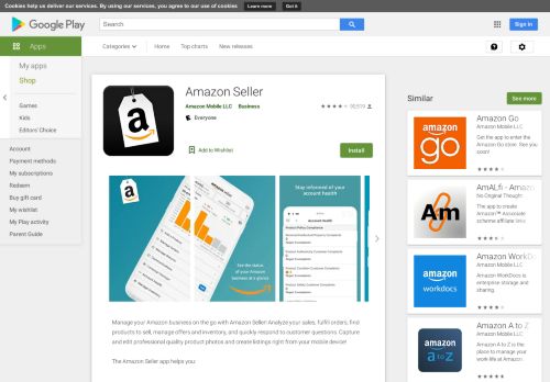 
                            13. Amazon Seller - Google Play のアプリ