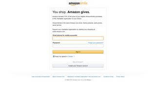 
                            13. Amazon Sign In - Amazon Smile