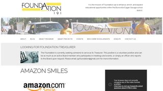 
                            4. Amazon Smiles - Foundation 191