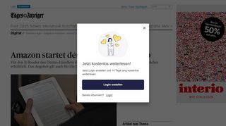 
                            11. Amazon startet deutschen Kindle-Shop - News Digital: Internet ...