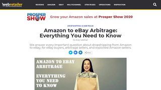 
                            12. Amazon to eBay Arbitrage: Everything You Need to Know - ...
