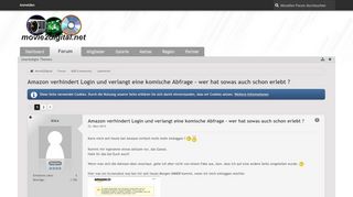 
                            5. Amazon verhindert Login und verlangt eine komische Abfrage - wer ...