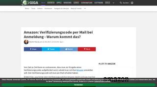 
                            9. Amazon: Verifizierungscode per Mail bei Anmeldung – Warum kommt ...