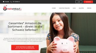 
                            5. Amazon Versand in die Schweiz: MeinEinkauf.ch