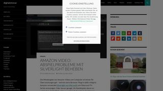 
                            12. Amazon Video: Silverlight-Probleme beheben | Praxis | DIGITALZIMMER