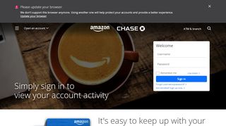 
                            8. Amazon - View Account Activity - Chase.com