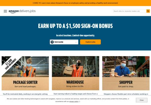 
                            13. Amazon Warehouse and Customer Service Jobs