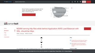 
                            13. amazon web services - NGINX serving http files while behind ...