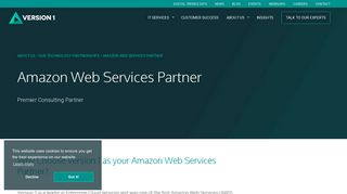 
                            7. Amazon Web Services Partner | Version 1