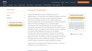 
                            13. Amazon WorkMail – Verwaltete E-Mail für Unternehmen