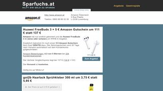 
                            3. Amazon.at Onlineshop - Angebote in Österreich - Sparfuchs