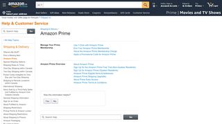 
                            12. Amazon.ca Help: Amazon Prime